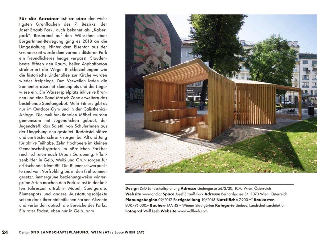 100 green SPACES • 100 green SPACES