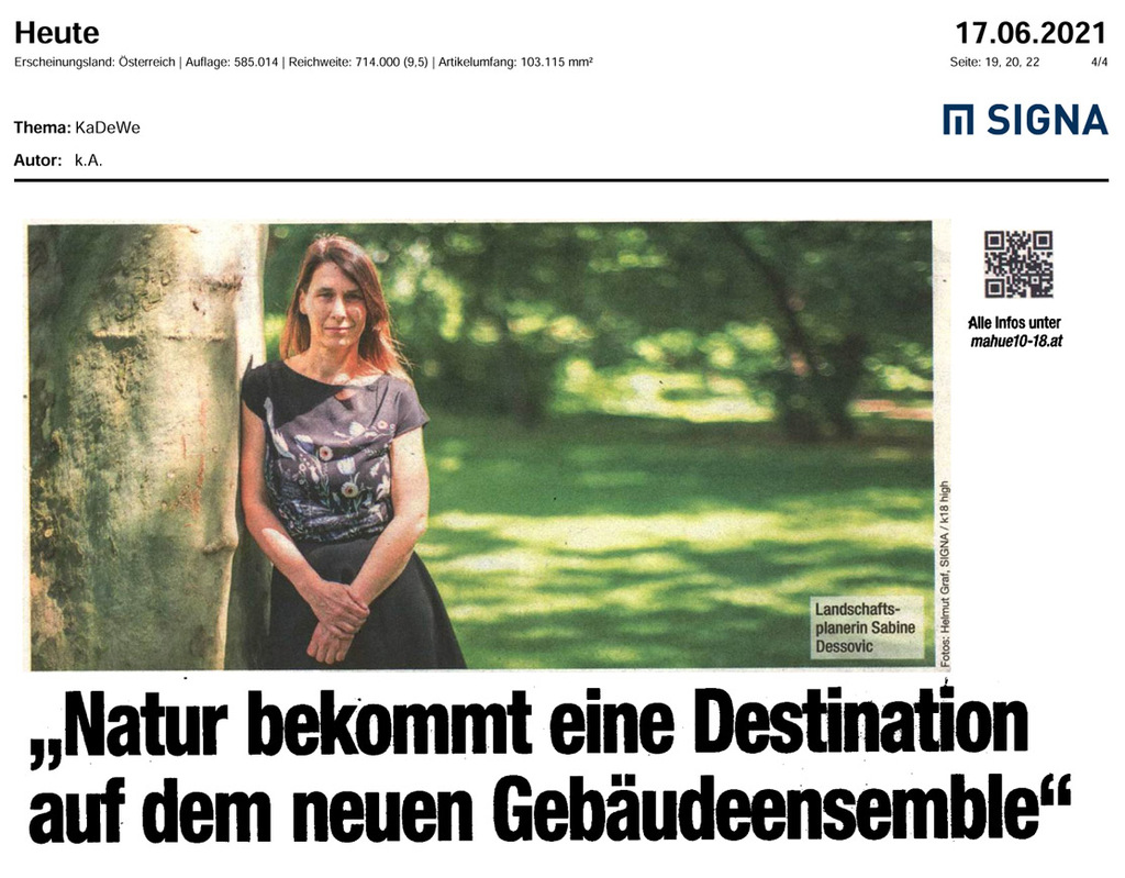 Heute, SIGNA, CLIP Mediaservice, Foto: Helmut Graf • Heute, SIGNA, CLIP Mediaservice, Foto: Helmut Graf