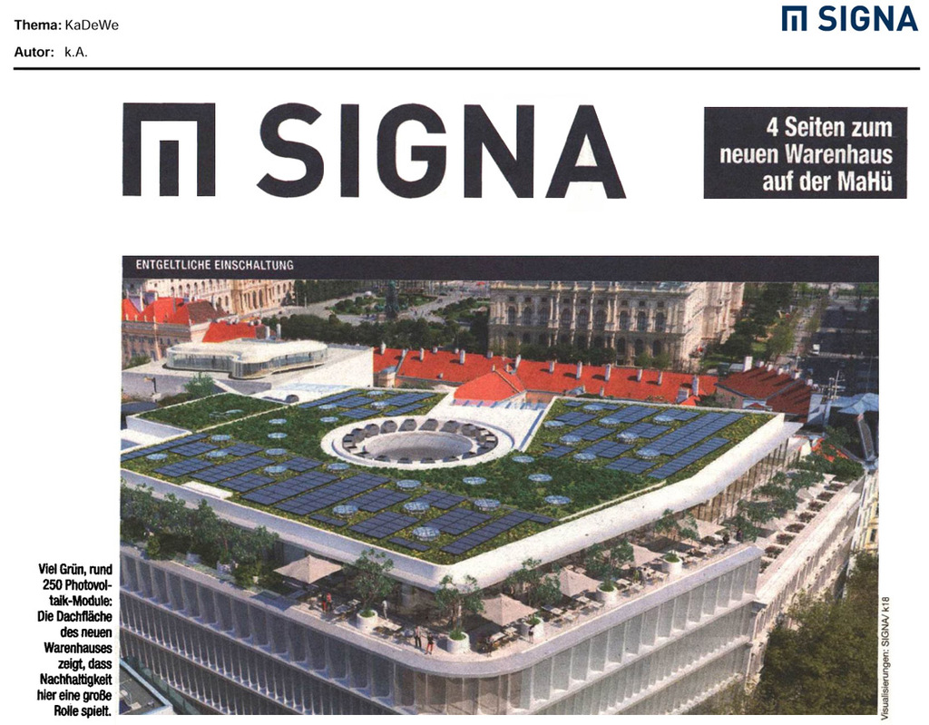 Heute, SIGNA, k18 high, CLIP Mediaservice • Heute, SIGNA, k18 high, CLIP Mediaservice